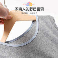 浪莎儿童睡衣男童女童纯棉夏七分袖家居服套装宝宝女孩空调服