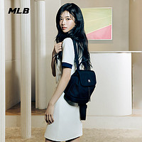 88VIP：MLB 官方女款学院风运动POLO领连衣裙字母logo24夏季新款OPV01