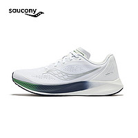 Saucony索康尼MIRAGE FLOW轻量透气跑鞋男子夏季缓震跑步鞋运动鞋男 浅紫白1 45