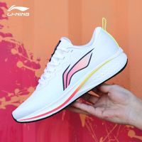 LI-NING 李宁 跑步鞋男士赤兔6网面透气低帮运动休闲健步鞋子