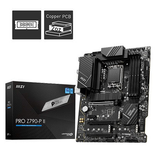 i7-14700KF盒装 搭配微星PRO Z790-P II D5主板台式机主板CPU套装