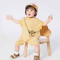 婴儿衣服男童连体衣女宝爬服哈衣春夏季外出