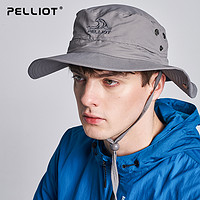 PELLIOT 伯希和 户外防晒太阳帽男运动遮阳渔夫帽女防紫外线折叠大帽檐帽子
