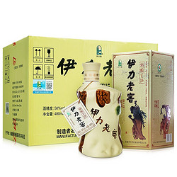 yilite伊力特伊力老窖精酿t1550vol浓香型白酒480ml6瓶整箱装