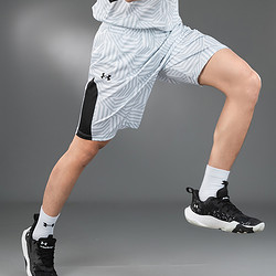 UNDER ARMOUR 安德玛 UA安德玛篮球短裤男士夏季新款比赛训练球裤透气健身裤五分裤男款
