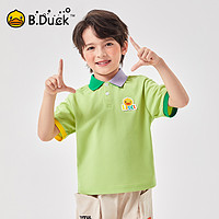 B.Duck bduck小黄鸭童装男童短袖POLO衫2024夏季新款儿童短袖小男孩半袖