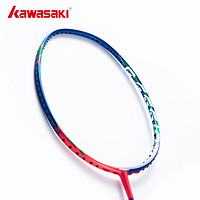 88VIP：KAWASAKI 川崎 羽毛球拍P5II超轻全碳素专业男女进阶速度型耐用单拍2023新款