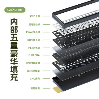 lucky65客制化机械键盘成品铝坨坨RGB无线蓝牙三模键盘