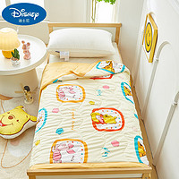 Disney 迪士尼 A类儿童卡通幼儿园宝宝午睡夏凉被空调被可机洗薄被子 维尼家族