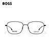 HUGO BOSS 眼镜框方形全框钛合金近视眼镜架可配近视度数镜片 1297