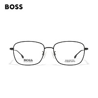 HUGO BOSS 眼镜框方形全框钛合金近视眼镜架可配近视度数镜片 1297