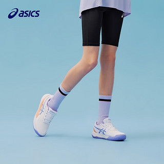 asics/亚瑟士童装2024年女童夏轻薄柔软高弹运动打底裤瑜伽裤 001黑色 150cm