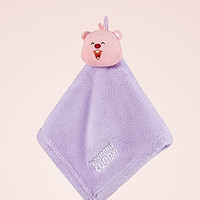 名创优品（MINISO）赞萌露比系列立体公仔擦手巾卡通可爱多用途小毛巾 紫色款