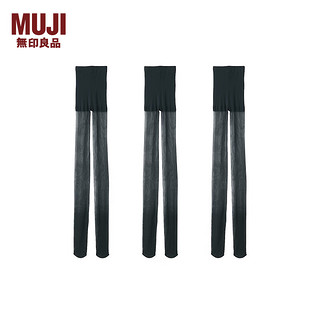 MUJI 無印良品 女式柔软型长筒袜连裤袜打底袜 DGC12A4S