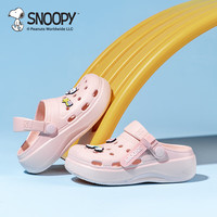 SNOOPY史努比童鞋儿童洞洞拖鞋夏季新款男女童居家休闲耐磨缓震凉拖鞋子