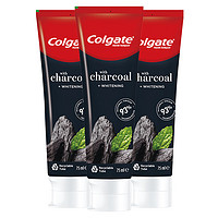 Colgate 高露洁 天然竹子活炭清新口气竹炭美白牙膏100g*3