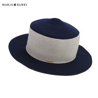 玛丽亚古琦 MARJA KURKI玛丽亚.古琦遮阳帽女户外太阳帽 春夏防晒帽透气草帽 干干帽 蓝色