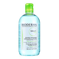BIODERMA 貝德瑪 卸妝水卸妝液 藍水適合混合型油性肌膚控油平衡 收縮毛孔 5