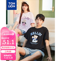 TONLION/唐狮 卡通图案 女士T恤