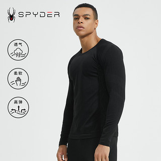 SPYDER 蜘蛛雪服新品男子FREE SKI亲肤透气运动打底上衣22CF403M