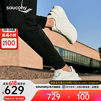 saucony 索康尼 SHIFT FLOW凌迅缓震回弹跑鞋男女通勤运动鞋 米3 44.5