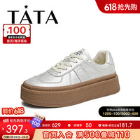 他她(TATA)2024秋时尚德训鞋女百搭休闲运动鞋新款WT501CM4【预售】
