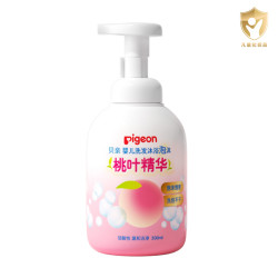 Pigeon 贝亲 儿童桃叶洗发水沐浴露二合一 500ml
