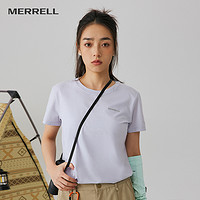 MERRELL 迈乐 户外运动短T简约休闲上衣抗菌速干短袖T恤女透气圆领