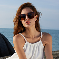 LASIYANOR 墨镜女款夏季GM同款时尚潮流百搭轻便太阳镜防紫外线偏光方框眼镜
