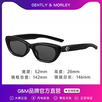 88VIP：GENTLY MORLEY 王嘉尔同款gm墨镜男款2024新款潮痞帅复古高级感猫眼太阳眼镜小框
