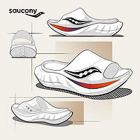 Saucony索康尼搖籃2代運動拖鞋2024年春上新涼拖男女休閑戶外拖鞋CRADLE
