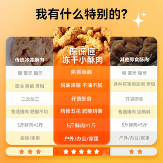 冻冻匠开袋即食冻干小酥肉80g猪肉休闲零食解馋小吃麻辣成品食品