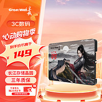 Great Wall 长城 256GB SSD固态硬盘 SATA3.0接口 长江存储晶圆 国产TLC颗粒高速稳定读写 GT580系列