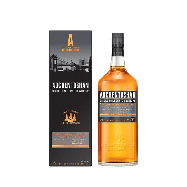 AUCHENTOSHAN 欧肯特轩 美国橡木桶 单一麦芽威士忌 40%vol 1000ml