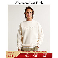 Abercrombie & Fitch 新款情侣装logo抓绒卫衣 KI122-4071