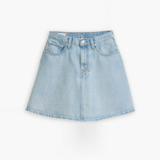 Levi's【商场同款】李维斯24夏季新款女士牛仔半身短裙A8725-0001 水洗蓝 2