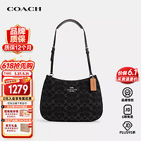 COACH 蔻驰 女士penelope27手提单肩包黑色CP104SVBK