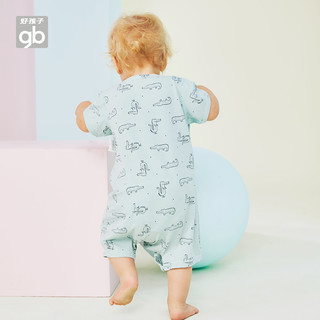 Goodbaby好孩子新生儿连体衣宝宝短袖哈衣婴儿连身衣爬服夏款