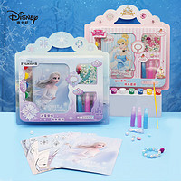 儿童节好礼：Disney 迪士尼 DM24942F-1 手工涂色颜料画+串珠套装礼盒
