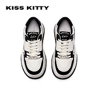 Kiss Kitty KISSKITTY2024年夏季新款厚底增高時尚板鞋運動鞋女款休閑熊貓鞋