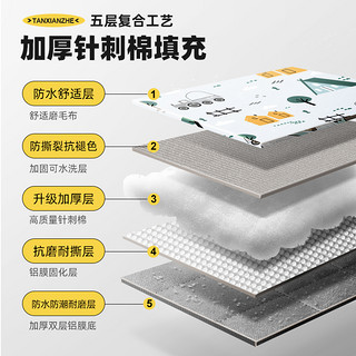 探险者 野餐垫防潮垫加厚春游草坪户外露营帐篷沙滩垫便携野炊地垫