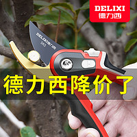 百億補貼：DELIXI 德力西 剪枝剪刀強力花剪修枝剪果樹修剪樹枝園藝園林花藝剪子果園