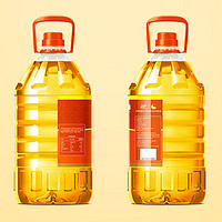88VIP：福临门 浓香压榨一级花生油6.38L*2桶食用油 风味浓郁 中粮出品