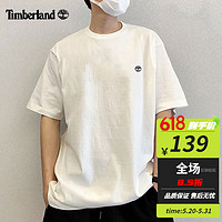 Timberland 纯棉短袖男刺绣T恤 A6DKU
