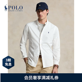 Polo Ralph Lauren 拉夫劳伦 男装 24年春经典版型斜纹棉布衬衫RL18031 100-白色 S（偏小）