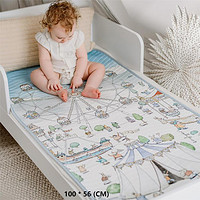 EMXEE 嫚熙 新生兒寶寶冰皮倆關系兒童床幼兒園涼席墊專用