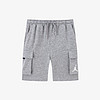Jordan 耐克小童装男女童短裤夏季儿童运动裤 岩层灰 150