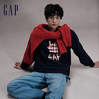88VIP：Gap 盖璞 龙年限定男装春季2024新年纯棉长袖T恤841241