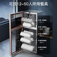 CHIGO 志高 消毒柜家用小型立式臺式桌面雙門飯店商用免瀝水高溫消毒碗柜