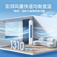 GREE 格力 一级能效变频3匹立式空调冷暖用柜机优颜